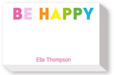 Big & Bold Notepads by Donovan Designs (Be Happy)