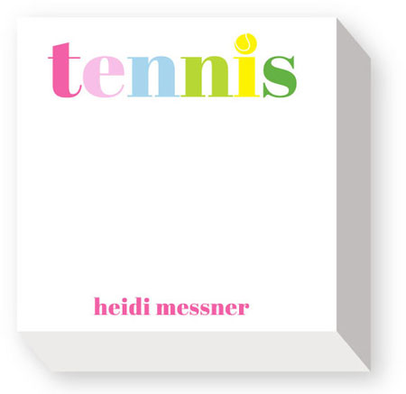 Chubbie Notepads by Donovan Designs (Tennis) Chubbie Notepads by Donovan Designs (Tennis)