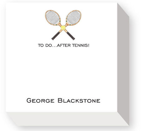 Chubbie Notepads by Donovan Designs (To Do After Tennis - Racquets)
