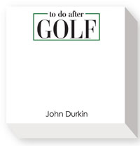 Chubbie Notepads by Donovan Designs (To Do After Golf)