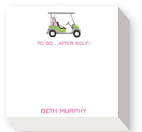 Chubbie Notepads by Donovan Designs (Golf Cart)