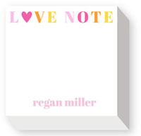 Chubbie Notepads by Donovan Designs (Love Note)