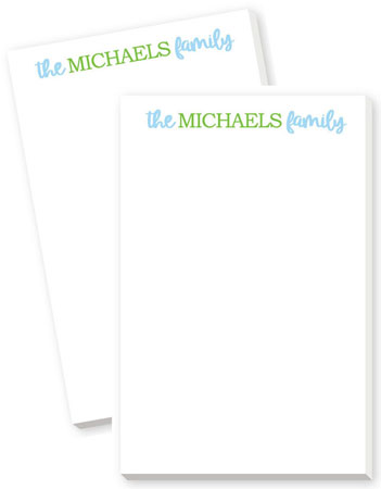 Large Notepads by Donovan Designs (Two Tone Family) Large Notepads by Donovan Designs (Two Tone Family)