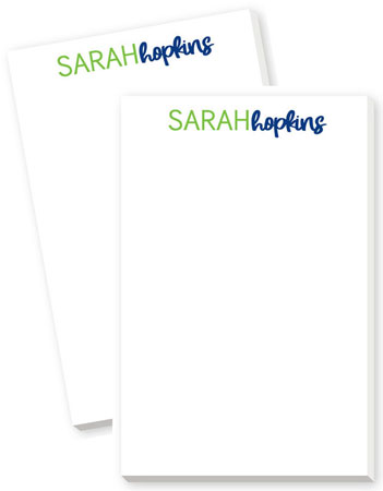 Large Notepads by Donovan Designs (Block & Script Name)