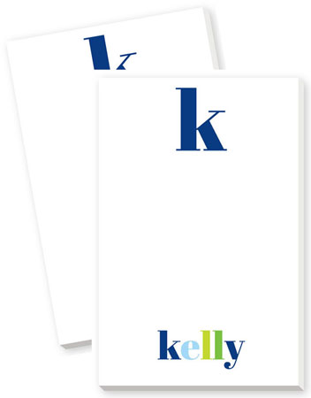 Large Notepads by Donovan Designs (Initial & Name) Large Notepads by Donovan Designs (Initial & Name)