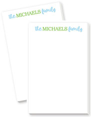 Large Notepads by Donovan Designs (Two Tone Family)