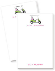 Large Notepads by Donovan Designs (Golf Cart)
