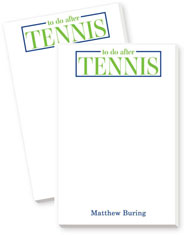 Large Notepads by Donovan Designs (To Do After Tennis)