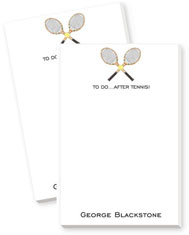 Large Notepads by Donovan Designs (To Do After Tennis - Racquets)