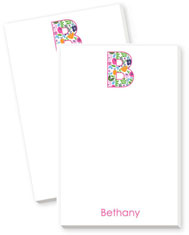 Large Notepads by Donovan Designs (Floral Initial)