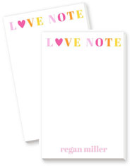 Large Notepads by Donovan Designs (Love Note)