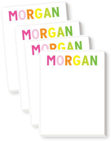 Mini Notepads by Donovan Designs (Multicolor Spring Jumbo Name)