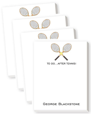 Mini Notepads by Donovan Designs (To Do After Tennis - Racquets) Mini Notepads by Donovan Designs (To Do After Tennis - Racquets)