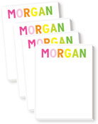 Mini Notepads by Donovan Designs (Multicolor Spring Jumbo Name)