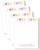 Mini Notepads by Donovan Designs (Love Note)