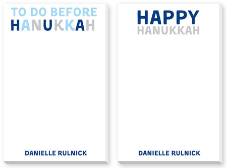 Large Notepad Variety Sets by Donovan Designs (Hanukkah)