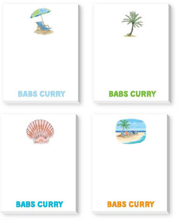 Mini Notepad Variety Sets by Donovan Designs (Beach House)