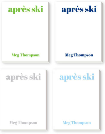 Mini Notepad Variety Sets by Donovan Designs (Apres Ski)