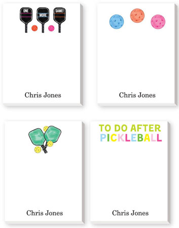 Mini Notepad Variety Sets by Donovan Designs (Pickleball)