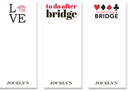 Skinnie Notepad Variety Sets by Donovan Designs (Bridge)