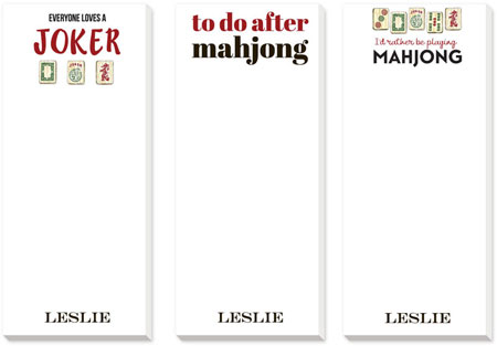 Skinnie Notepad Variety Sets by Donovan Designs (Mahjong) Skinnie Notepad Variety Sets by Donovan Designs (Mahjong)
