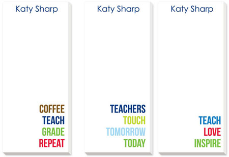 Skinnie Notepad Variety Sets by Donovan Designs (Teacher)