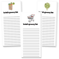 Skinnie Notepad Variety Sets by Donovan Designs (Groceries List)