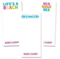 Skinnie Notepad Variety Sets by Donovan Designs (Beach House)