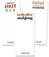 Skinnie Notepad Variety Sets by Donovan Designs (Mahjong)