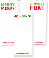 Skinnie Notepad Variety Sets by Donovan Designs (Christmas)