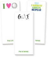 Skinnie Notepad Variety Sets by Donovan Designs (Golf)