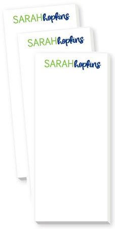 Skinnie Notepads by Donovan Designs (Block & Script Name) Skinnie Notepads by Donovan Designs (Block & Script Name)