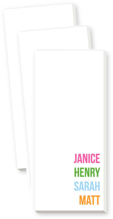 Skinnie Notepads by Donovan Designs (Janice) Skinnie Notepads by Donovan Designs (Janice)
