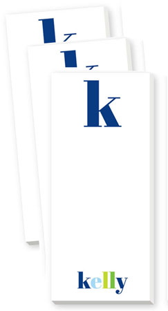Skinnie Notepads by Donovan Designs (Initial & Name)