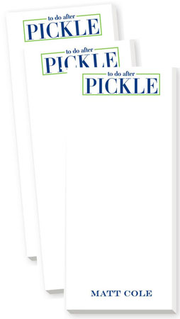 Skinnie Notepads by Donovan Designs (To Do After Pickle) Skinnie Notepads by Donovan Designs (To Do After Pickle)