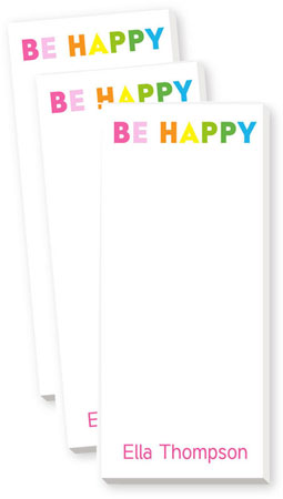Skinnie Notepads by Donovan Designs (Be Happy) Skinnie Notepads by Donovan Designs (Be Happy)