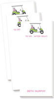 Skinnie Notepads by Donovan Designs (Golf Cart)