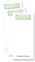 Skinnie Notepads by Donovan Designs (To Do After Tennis)