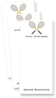 Skinnie Notepads by Donovan Designs (To Do After Tennis - Racquets)