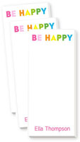 Skinnie Notepads by Donovan Designs (Be Happy)
