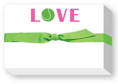 Big & Bold Notepads by Donovan Designs (Tennis Love Pink & Green)