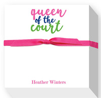 Chubbie Notepads by Donovan Designs (Queen of the Court)