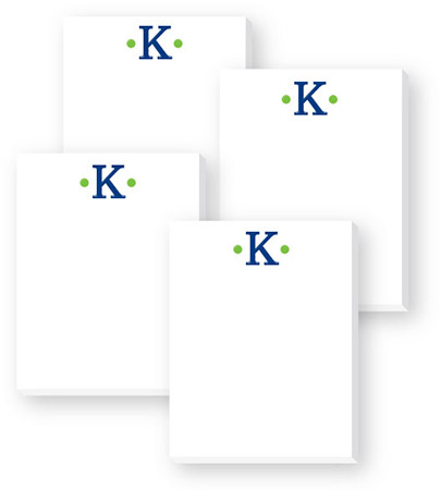 Create-Your-Own Cute Collection Notepads by Donovan Designs - Initial