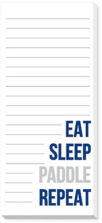 Skinnie Notepads by Donovan Designs (Eat Sleep Paddle Repeat)