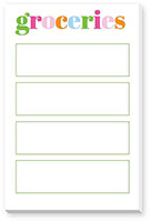 Large Notepads by Donovan Designs (Groceries - Green Multi)