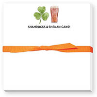 Doodle Notepads by Donovan Designs (Shamrocks and Shenanigans)