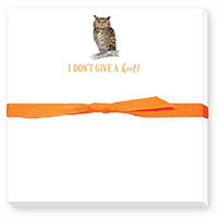 Doodle Notepads by Donovan Designs (I Don't Give a Hoot)
