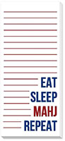 Skinnie Notepads by Donovan Designs (Eat Sleep Mahj Repeat)