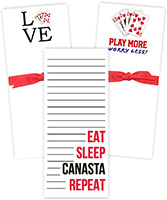 Canasta Skinnie Trio Notepad Set by Donovan Designs