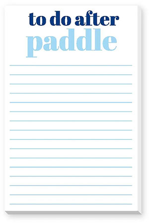 Large Notepads by Donovan Designs (To Do After Paddle)
